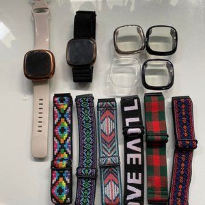 Two FitBit Sense in Great Working Condition